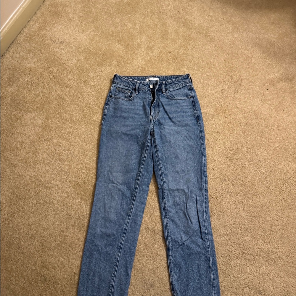 PacSun Women's Straight Leg Blue Jeans